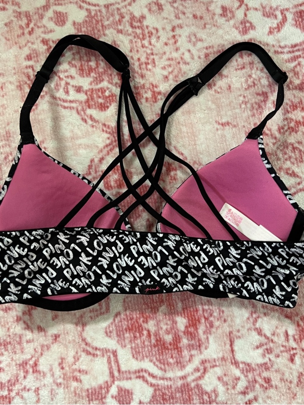PINK Victoria's Secret Black Wear Everywhere push up bra - Picture 2 of 5